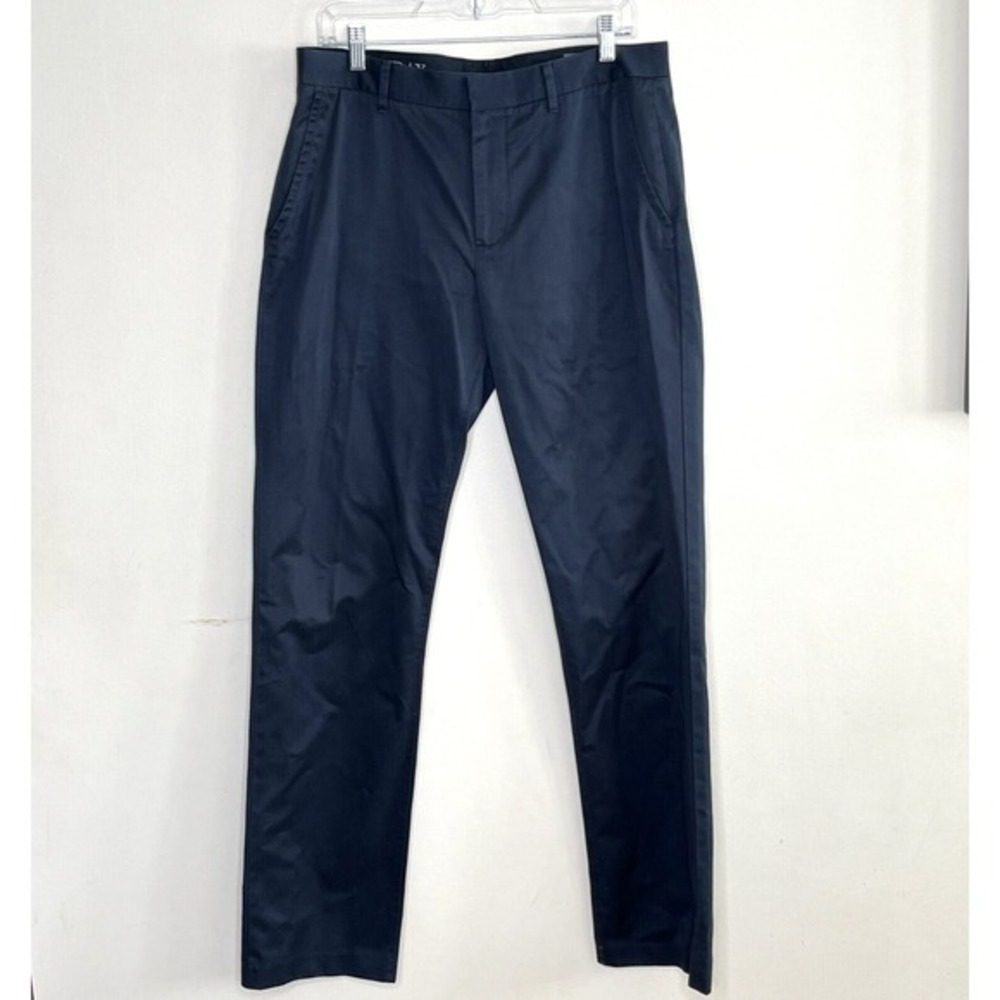 Bonobos Monday Chino Pants Mens 34 Blue Straight Leg Preppy Business‎ Casual